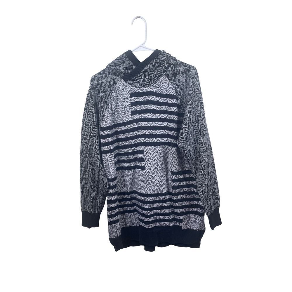 Staple Pigeon Sweater Medium Knit‎ Pullover Striped Herringbone Pattern Top